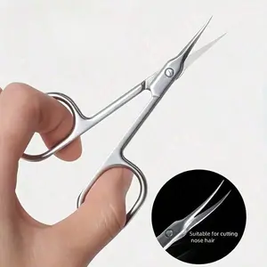 1 Precision Ingrown Toenail & Cuticle Scissors For Home Pedicure Manicure Surgical-Grade Steel, Ergonomic Handle Trimmer