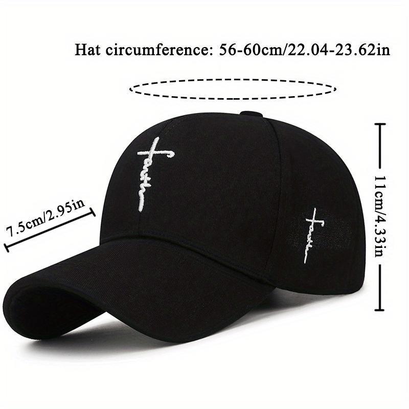 2-Piece Black and White Baseball Cap Set with Cross Embroidery, Breathable Duckbill Design, Unisex Outdoor Sports Hat for Daily Wear and Fashion Styling