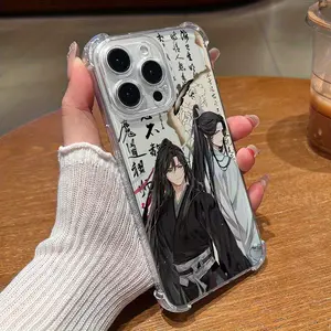 anime mo dao zu shi Phone Case Suitable For iPhone 17/16/15/14/13/12/11/Pro/ProMax/Plus/17Air/Xsmax, Transparent Silicone Soft case, Anti-Fall, Ultra-Thin Design, Uv Printed, Durable Material, Perfect for daily use, Gift for Christmas And Birthday