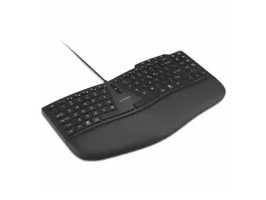 Kensington Pro Fit Ergo KB675 EQ TKL Wired Keyboard, USB-A Connection, Ergonomic Curved Design, Programmable Keys (K75497NA)