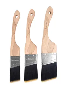 ROLLINGDOG Angled Paint Brush Set - Trim Brush,Paint Brushes for Painting Walls,Pack of 3(1.5", 2", 2.5")