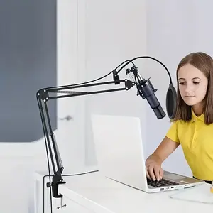F22 Professional Recording Microphone, High-Definition Noise Reduction, Ideal for Live Streaming, Professional Singing, Dedicated Recording