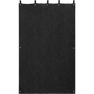 VEVOR 2 Pcs Sound Dampening Blankets, Soundproof Curtains with 96x 80 in, Soundproof Blanket with Grommets, Studio Grommeted Blanket, for Window, Door, Light Blocker, Music Recording, BlackVEVOR Super Brand Day