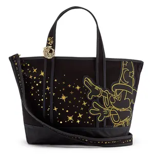 Disney Store Sorcerer Mickey Mouse Disney Store Est. 1987 Canvas Tote – Large – Fantasia – Exclusive