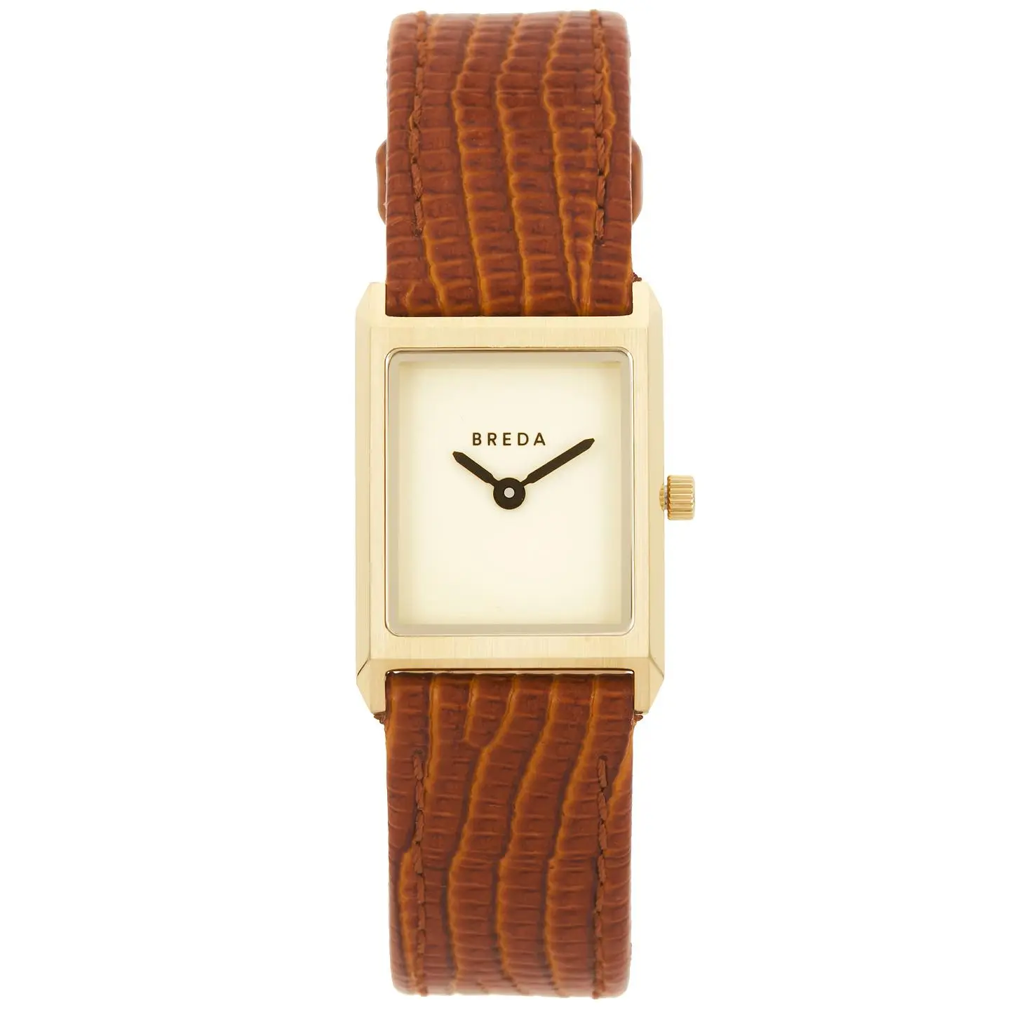Breda Virgil Watch in Brown & Gold