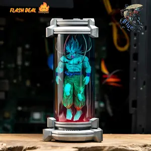 Sai.ya/n He.ro Su.per Healing Chamber Resin Sculpture – Unique Epoxy Art, Anime-Inspired Collectible Model, Desk Display, Gift for Fans & Home Decor