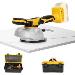 Tile vibration tool for  20V , tile vibration leveling machine with 8 Speed, Suction Cup, Digital Display,Max 25000r/Min, 150W Tile Suction Cup Tool for Floor Wall (Tool only)