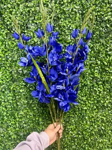 32 Inch Royal Blue Gladiolas Bush