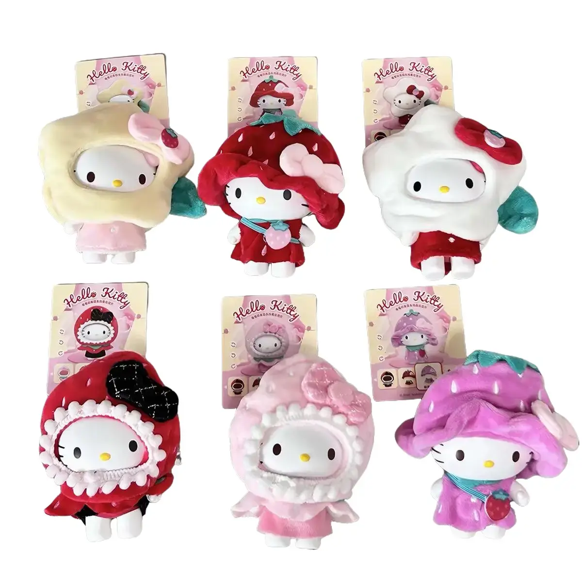 TopToy Hello Kitty Strawberry Kindergarten  Plush Pendant Blind Box
