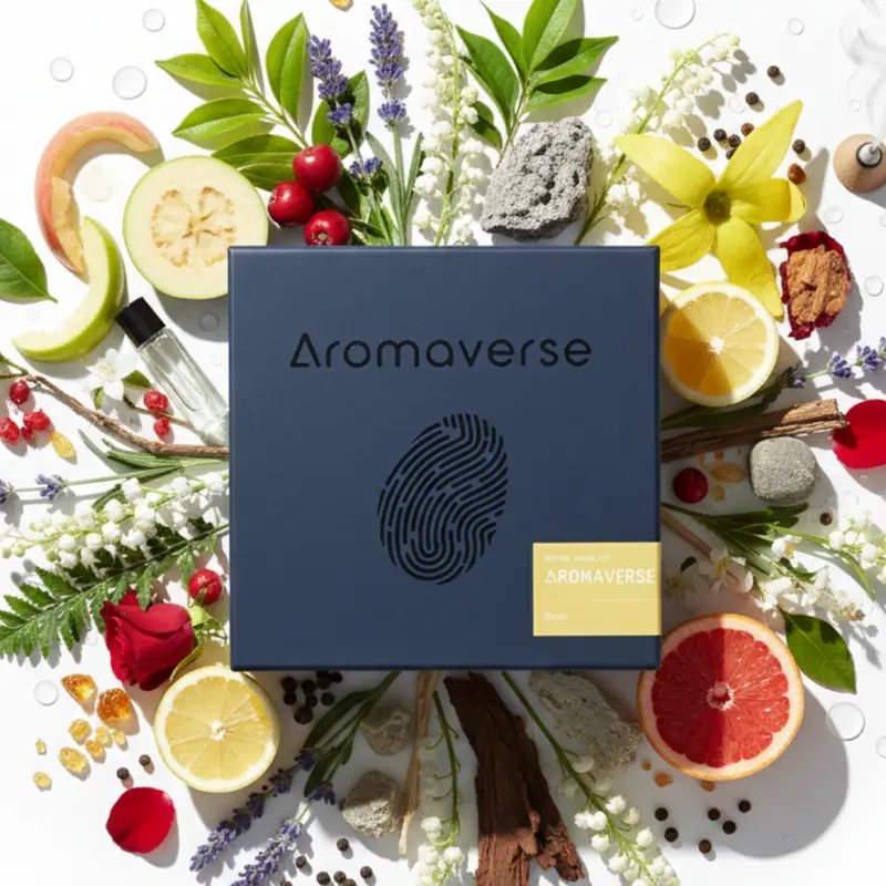 Aromaverse | Deux | Perfume Making Kit | Valentine's Day Gift | Apple Peel Floral Musk Scent for Shared Memories | 6 Perfectly Paired Formulas | 25 Ingredients