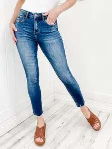 Lovervet by Vervet "RIVER" Hi-Rise Cropped Skinny Jeans Lovervet by Vervet "RIVER" Hi-Rise Cropped Skinny Jeans