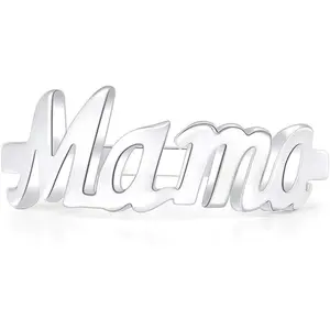 Jewelers Stainless Steel Mother's Day Birthday Mama Christmas Statement Ring