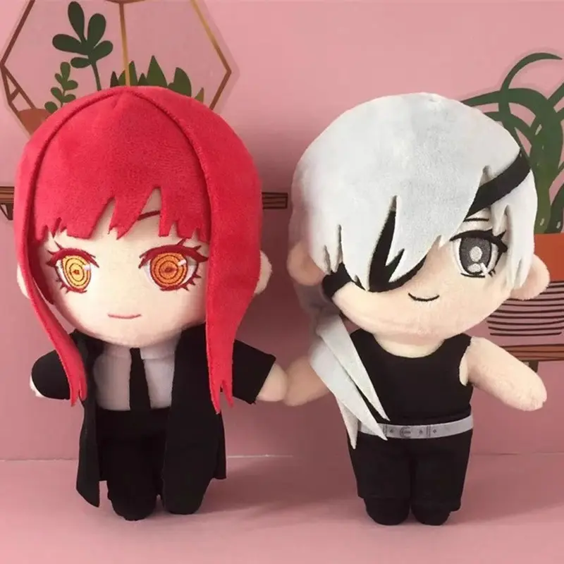 Anime Character Soft Plush Doll Toy - Makima, Angel Devil, Power, Higashiyama Kobeni, Hayakawa Aki, Mitaka Asa, Reze, Denji Stuffed Collectibles for Girls Fans Gift