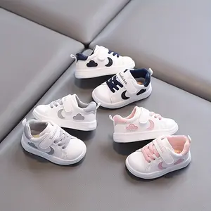 Baby Shoes 1-3 Years Old Breathable Toddler Walking Shoes Boys and Girls Spring Autumn Sports Shoes Baby Girl Non-Slip Soft Sole Infant School Shoes