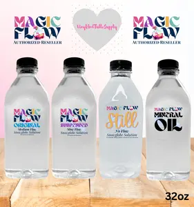 Magic Flow™ Snow Globe Solution Bundle 32oz | Premixed Snowglobe Tumbler Solution