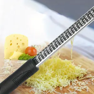 1/2pcs, Multifunctional Stainless Steel Lemon Zester and Cheese Grater - Perfect for Manual Ginger Shredding and Vegetable Grating - Creative Kitchen Gadget for Home Cooking