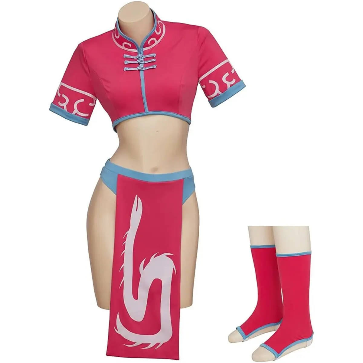 Women‘s Killer Orchid Costume Red Bodysuit Kim Wu Halloween Cosplay Jumpsuit Outfit