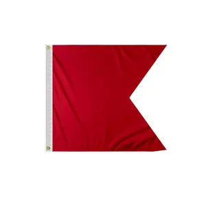 AGAS Bravo Code Flag “B” – Nautical Signal Flag for Marine Vessels, 200D Nylon, Brass Grommets