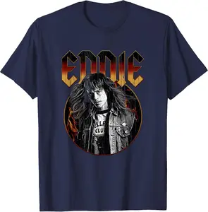 Stranger Things Eddie Munson Hellfire Club Vintage T-Shirt Unisex T-Shirt, Full Color