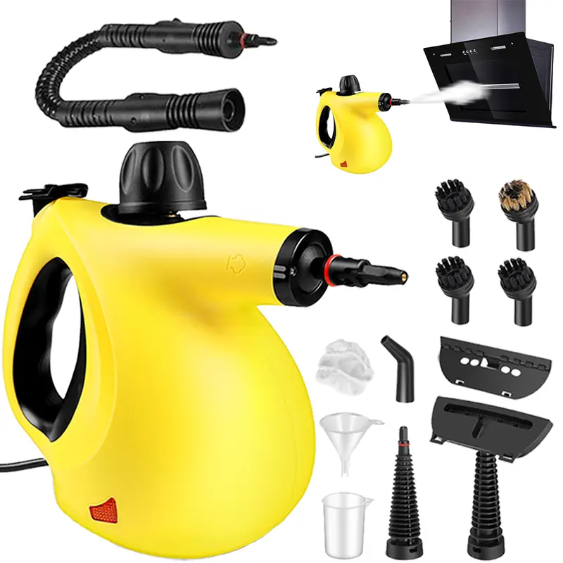 2026 New Portable Steam Cleaner Tool,12 Accessories,1050W High Pressure Multipurpose Steamer Cleaning,Fast Heat-Up,High Temperature Sterilization,Chemical-Free Handheld Steam Cleaning Machine With Large Tank For Cleaning Home Kitchen Car Tile Carpet,Gift