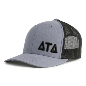 DELTA TAU DELTA 6-Panel Frat Hat Grey