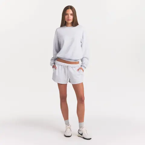 SKIMS COTTON FLEECE CLASSIC CREWNECK
