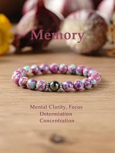 Cat's Eye Bracelet - Anxiety and Stress Relief Jewelry - Emotional Calming Crystal - Jewelry to Enhance Focus and Spirituality Crystal Beaded