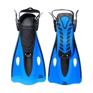Adjustable Swim Fins – Training & Muscle Development – Adult Size | Blue