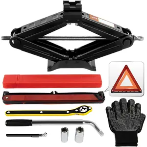 Scissor Jack  Jack Kit, 2.5 Ton (5512 lbs) Tire Jack with Lug Wrench, Portable  Spare Tire Changing Repair Kit, Scissor Jack Kit, Universal  Scissor Lift Jacks for SUV