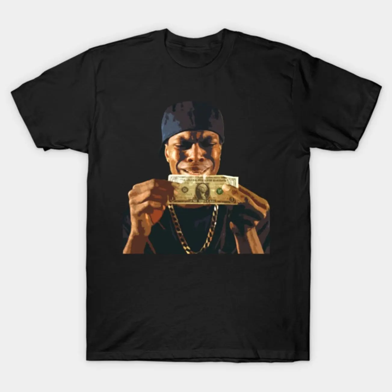 Men's Chris Tucker Short-Sleeve T-Shirt, Simple Classic Tops with Comfortable Fabric (5YH)