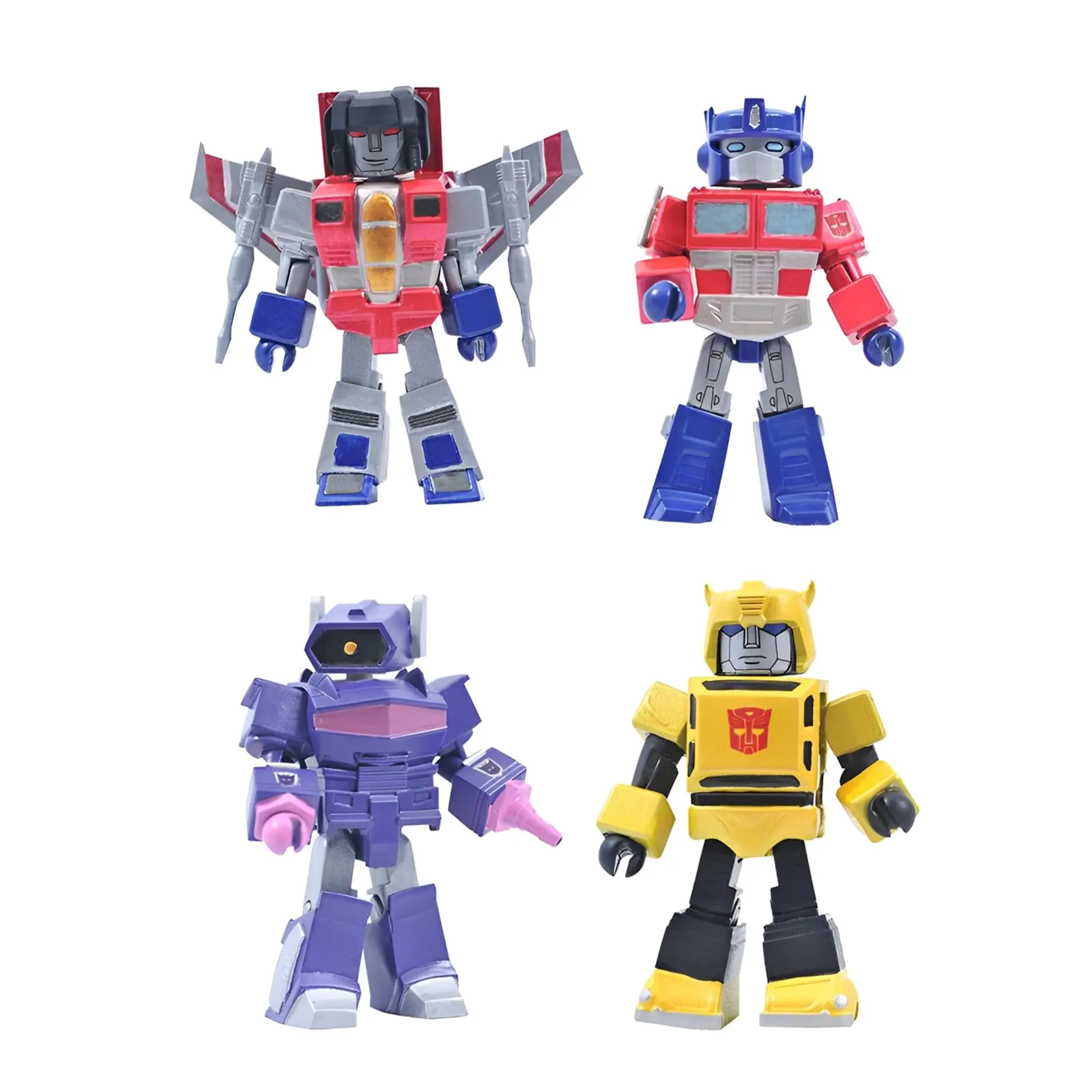 Transformers VHS Exclusive Minimates Box Set, Action Figure Model, Toyset, Set Figures