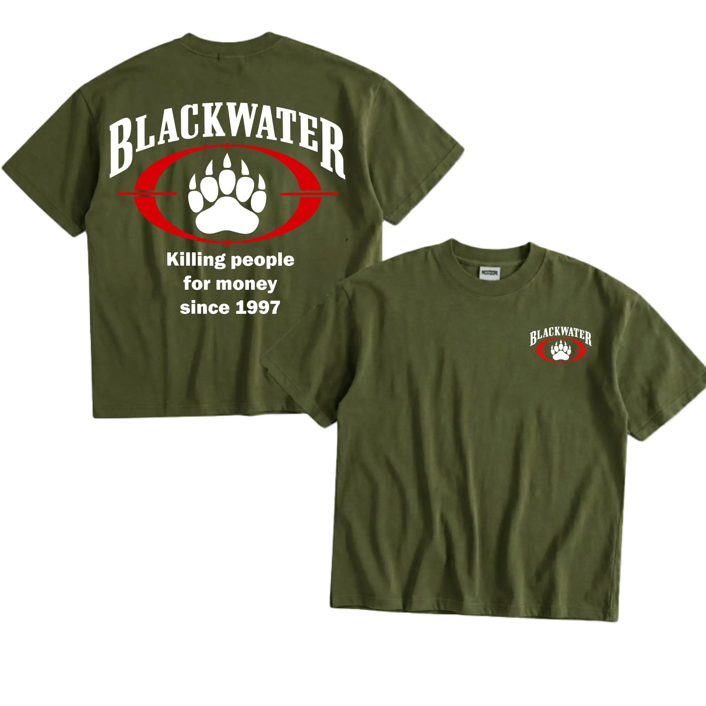 [Collection] Blackwater Private Military Contractor 1997 Graphic T Shirt Men's Retro Tactical Veteran Graphic Tee Outdoor Sports Apparel Gift Men  3