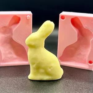 Mini Bunny Rabbit Mold 3D Printed