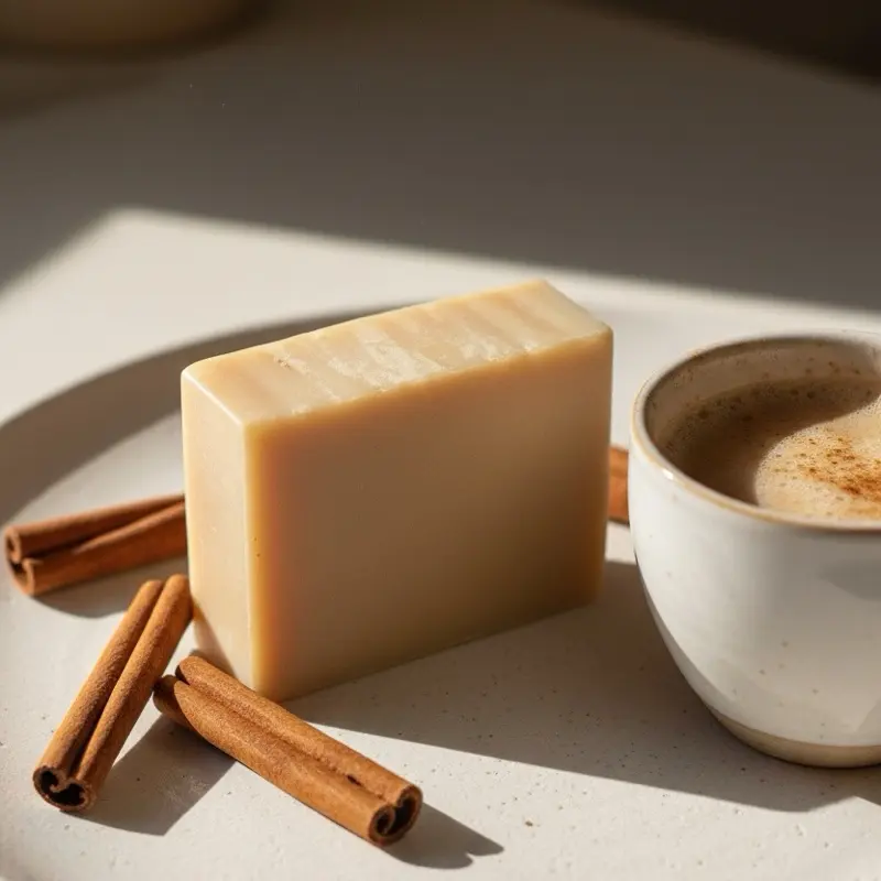OASIQ Latte Coffee Vanilla Luxury Solid Bar Bath & Shower Care Product