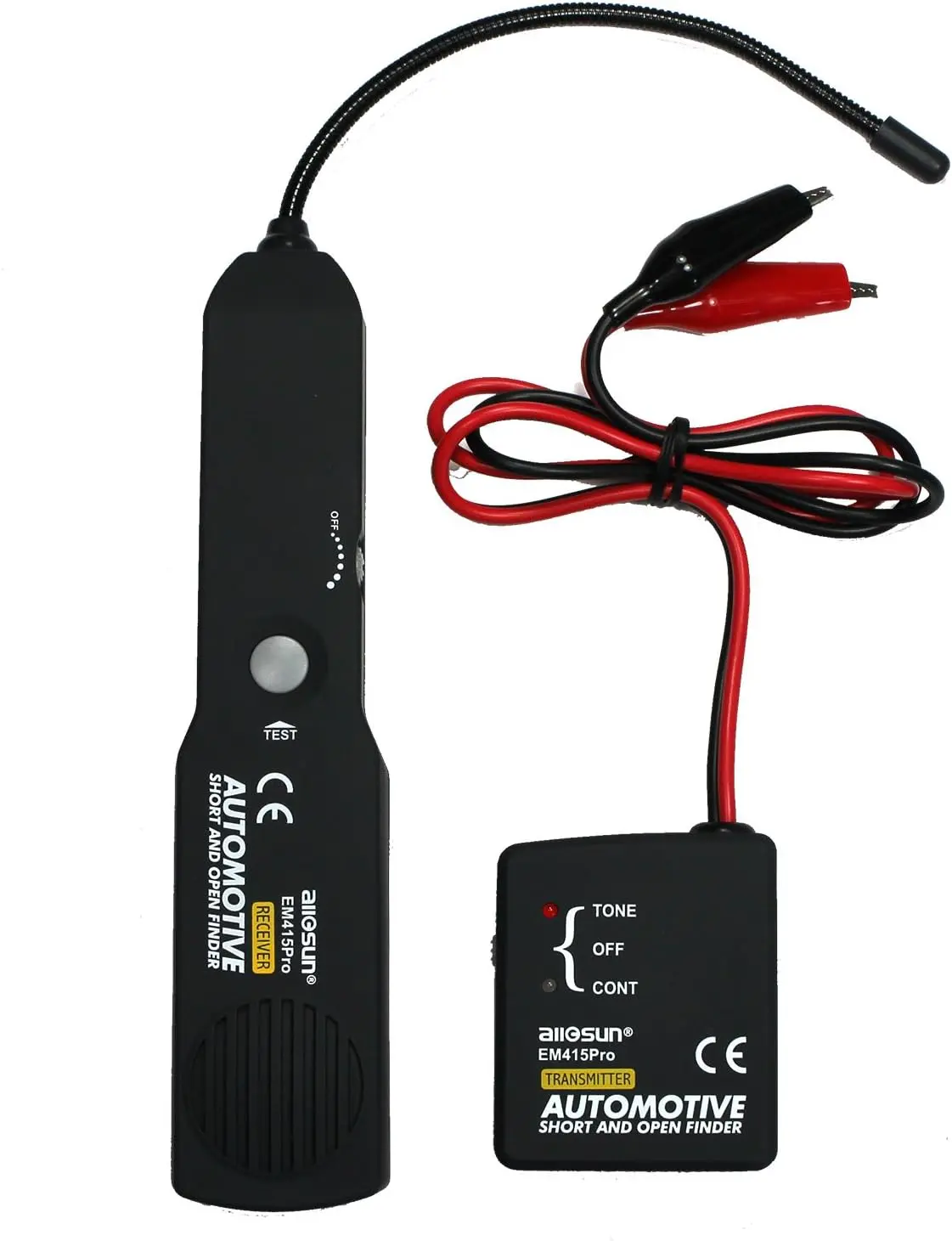 EM415PRO Black Automotive Cable Wire Tracker Tester Unit - Car Circuit Tracer, DC 6-42V Short/Open Find, Circuit Tester