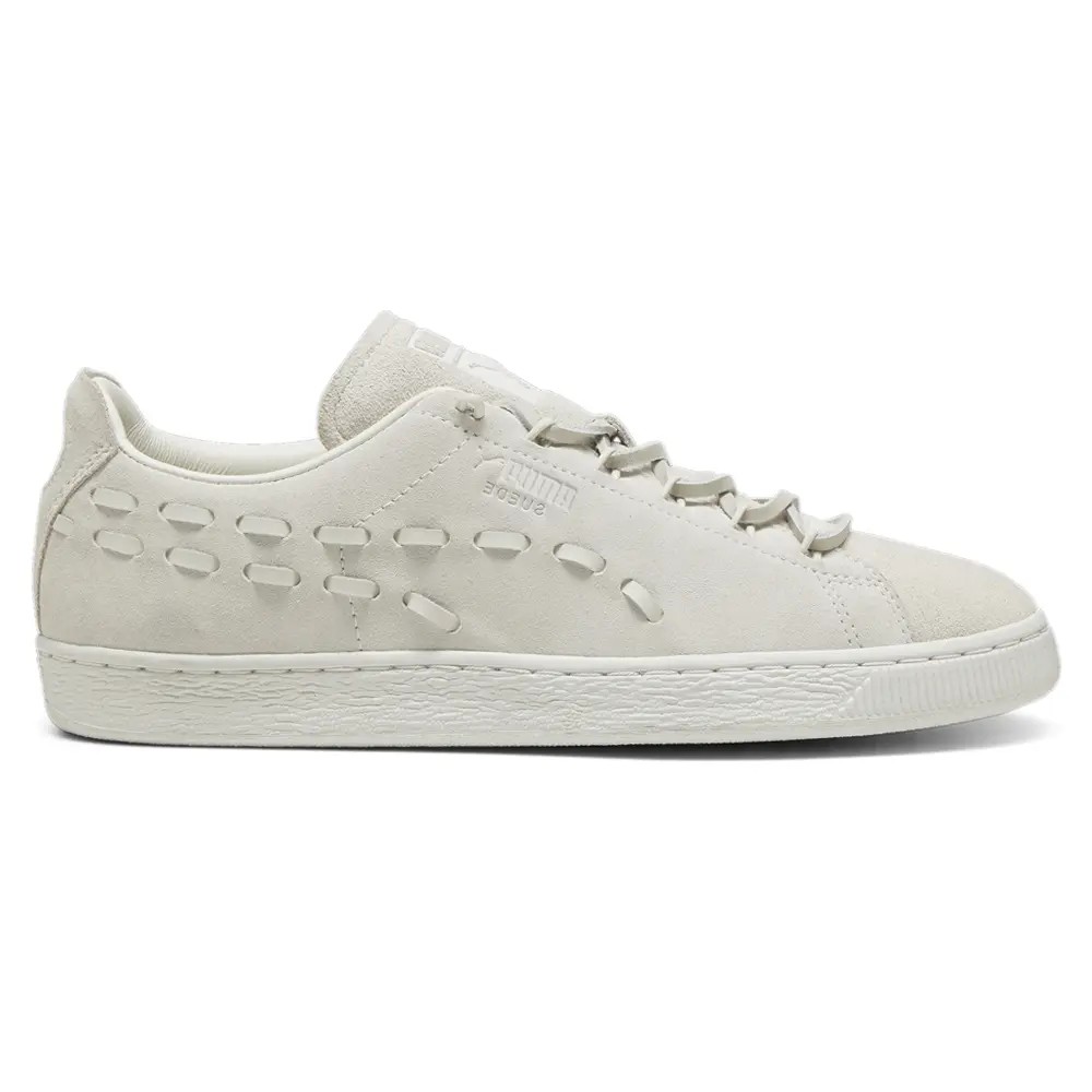 PUMA Mens Suede Decon Lace Up Sneakers Shoes Casual - Off White