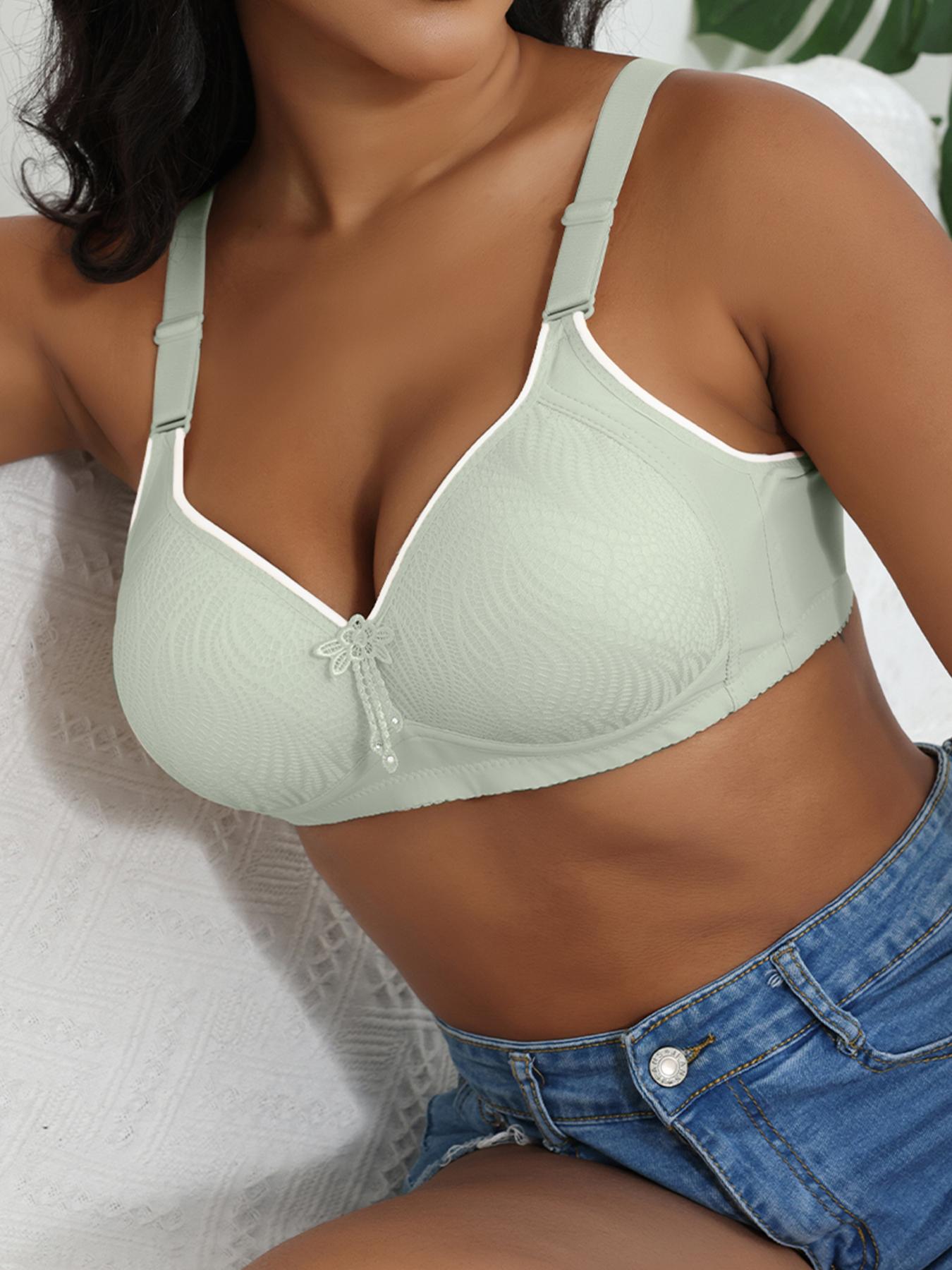 6PCS Women's Push Up Bra, Breathable Adjustable Strap Soft Comfortand Fit Adjustable Hook & Eye Lingerie Top for Daily Wear, Lingerie for All Seasons, Soft Fabric Bra