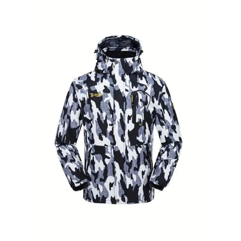 Warm Men's Waterproof Fleece Snow Ski Jacket Insulated Windbreaker Hooded Raincoat Winter Coat Mountain(Raincoats) Warm Men's Waterproof Fleece Snow Ski Jacket Insulated Windbreaker Hooded Raincoat Winter Coat Mountain(Raincoats)