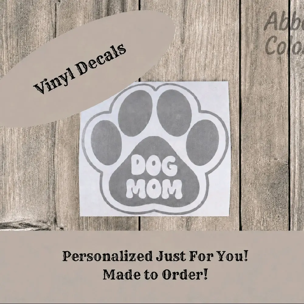 Paw Print - Dog Mom Decal
