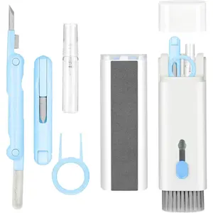 7-in-1 Electronic Cleaner Kit,Keyboard Cleaner,Laptop Cleaner Kit for Monitor, Cell Phone, Headset, Lego, Laptop Camera Lens(Blue)