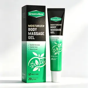 GreenVibes Men's Care Gel (20g) - Men's Bath & Body Care Product for Relaxing Massage and Moisturizing