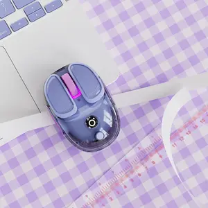 EWEADN Wireless Mouse, Rechargeable Silent Mouse, LED Backlit Mouse, Quiet Office & Gaming Mouse Compatible with Laptops & Desktops