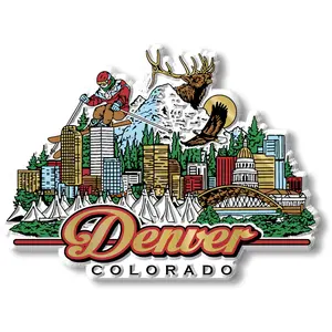 Denver, Colorado Magnet by Classic Magnets