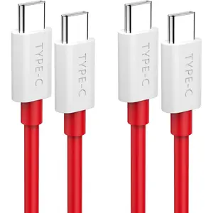 for  10T 8T 9 Pro Nord 2T 2-Pcs for SUPERVOOC Warp Charge 125W 65W USB C to USB C  6FT PD Fast  Cord for  15 16 for MacBook Pro for  S25 S24 S23