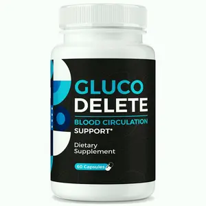 Gluco Delete Blood Support Capsules, Premium Blend for Healthy Levels (60ct)