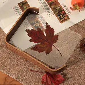 6-inch walnut wood acrylic double-sided transparent , suitable for home decoration, room, study, anniversary gift, and holiday gift. photo frame