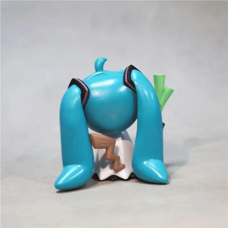 7cm Hatsune Miku Anime Figurine Kawaii Mimikyu Miku Figurine Gk Statue Model Doll Collection Room Desk Decoration Toys Gift