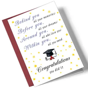 Funny Graduation Card, Best Congratulations Card, High School University Graduate Gift, Heartfelt Present for Graduates