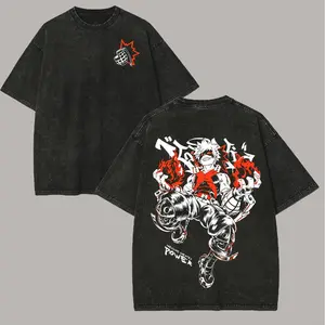 My Hero Academia Katsuki Bakug Printed Unisex Washed T-Shirt43