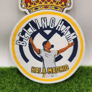 Madrid England Bellingham Woven Iron-on Patch-3"